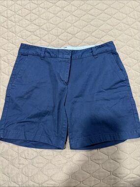 Talbots Navy Cotton Blend Bermuda Shorts